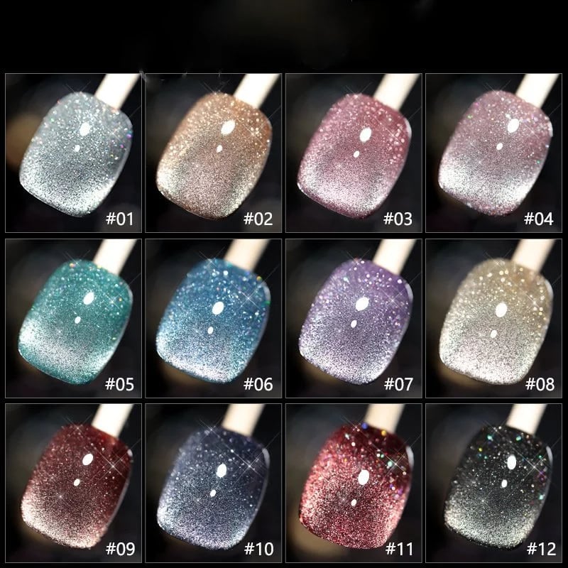 Zestaw lakierów Laser Diamond: Intensywny blask i glamour